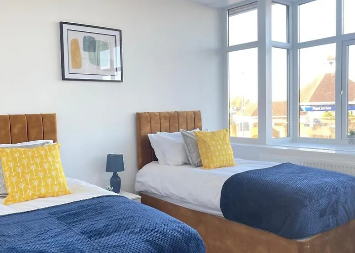 1 Bedroom Apartment - Flitwick - Contractor Friendly - Tourist Ready - Full Kitchen - Wifi - Smart Tv - Sofa Bed - Free Parking - Ideal For Short Or Long Stays